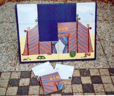Dubbelpuzzel Circustent